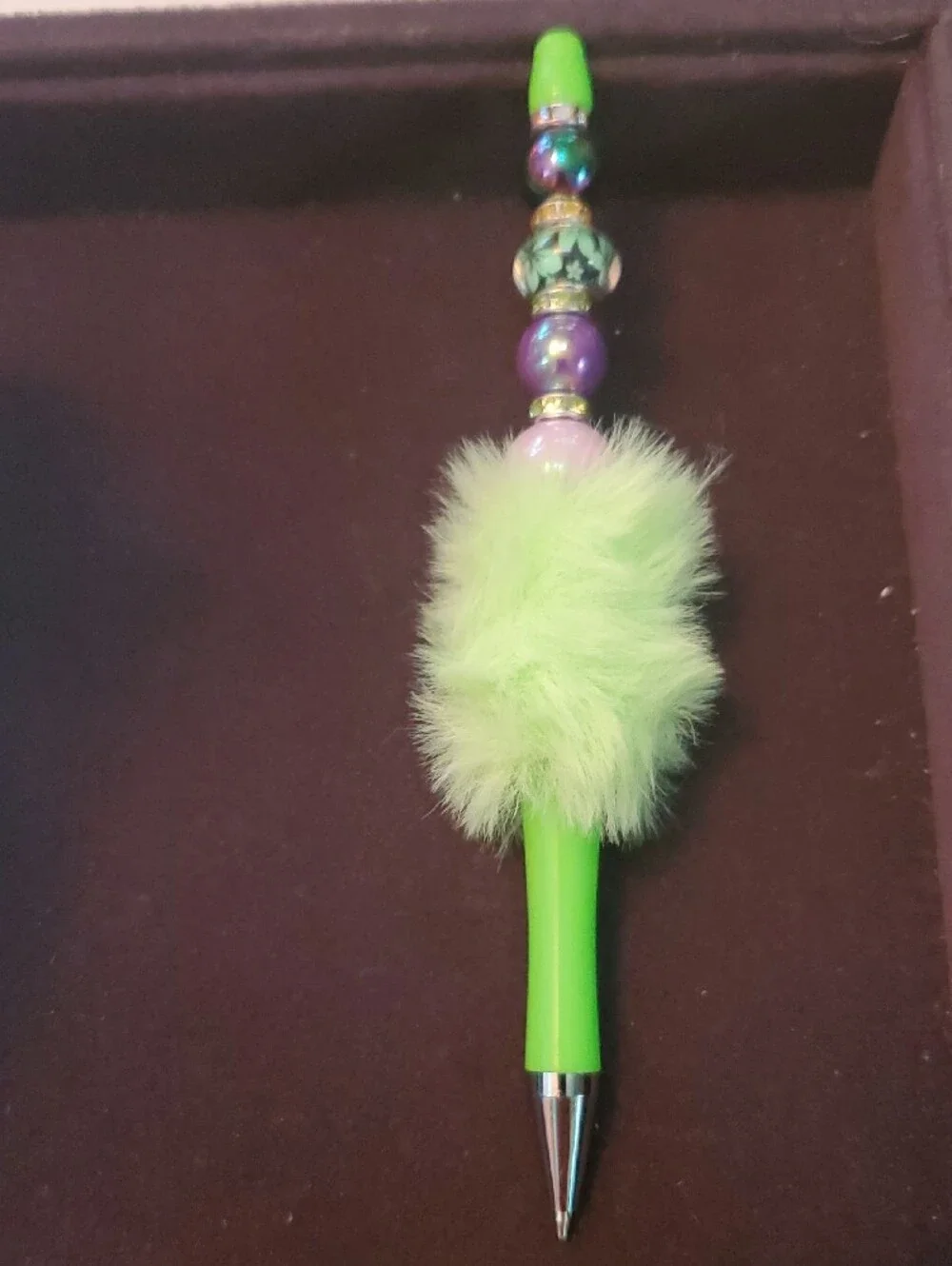 Cute Beaded Pom-Pom Pen Set - Pink, REASONABLE OFFER ACCEPTED